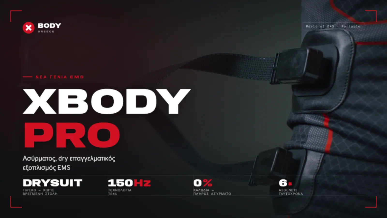 XBody PRO: Η EMS Συσκευή που Αλλάζει τα Πάντα στη Φυσικοθεραπεία